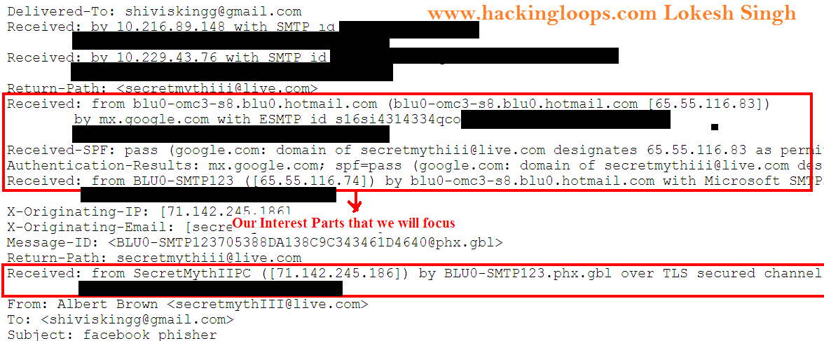 How to trace Email Address or fake emails